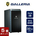 クリエイターPC デスクトップPC 新品 パソコン GALLERIA ガレリア UA9C-R49-C Core i9-14900KF RTX4090 1TB SSD 32GBメモリ Windows 11 Home 14126-4257