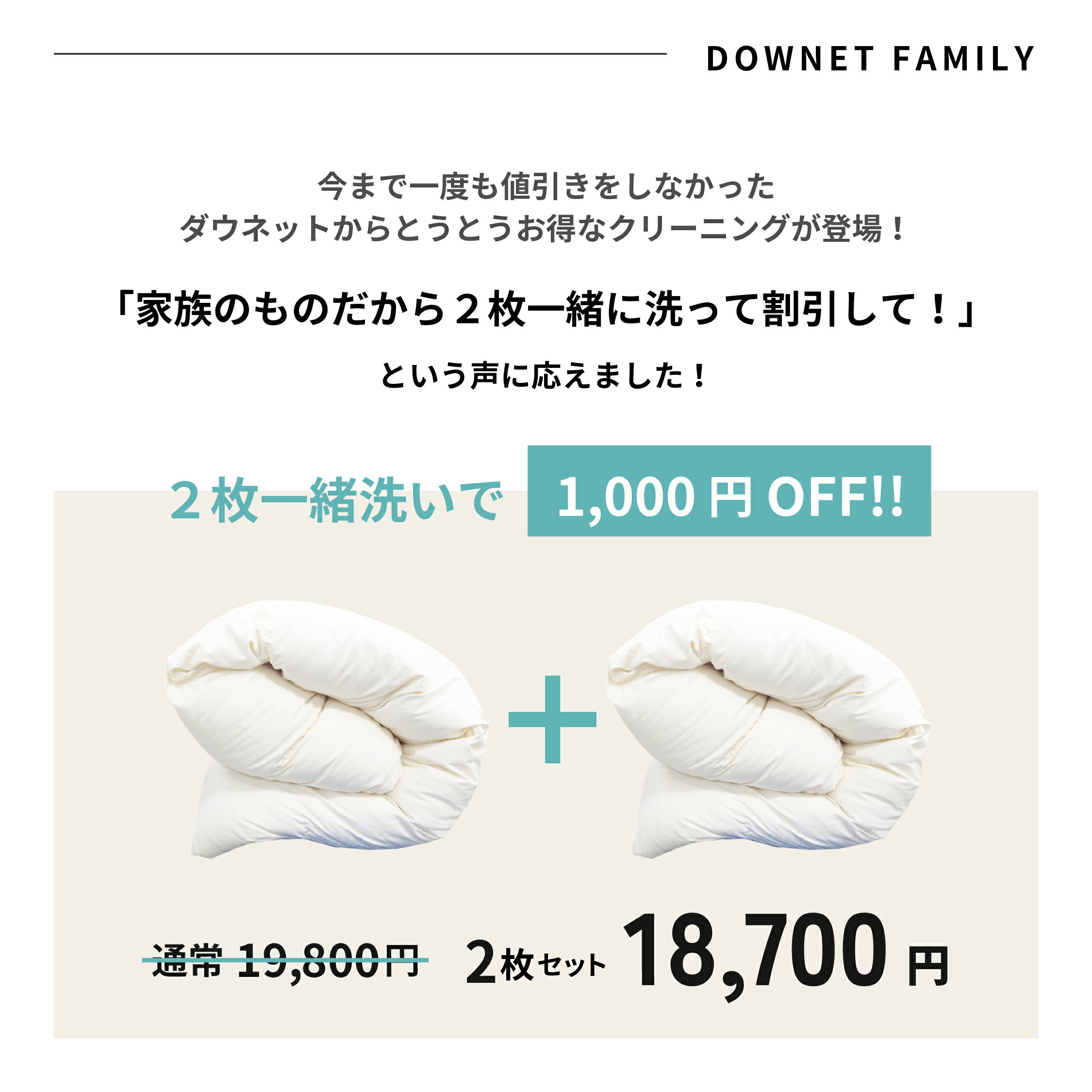 【1,000円OFF!】2枚一緒洗いでお得!羽...の紹介画像3