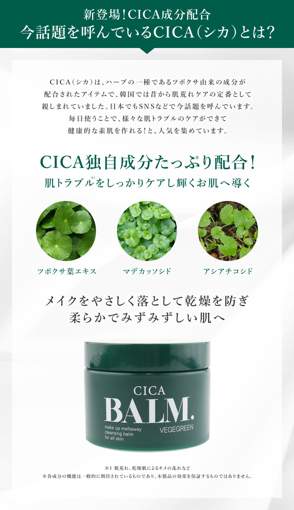 ピコモンテ CICA クレンジング バーム シカ クレンジング メイク落とし 化粧落とし マッサージ 洗顔 毛穴 黒ずみ 汚れ マツエク アイメイク マッサージ しっとり 保湿 スキンケア 潤い しっかりメイクオフ【送料無料】【メール便不可】