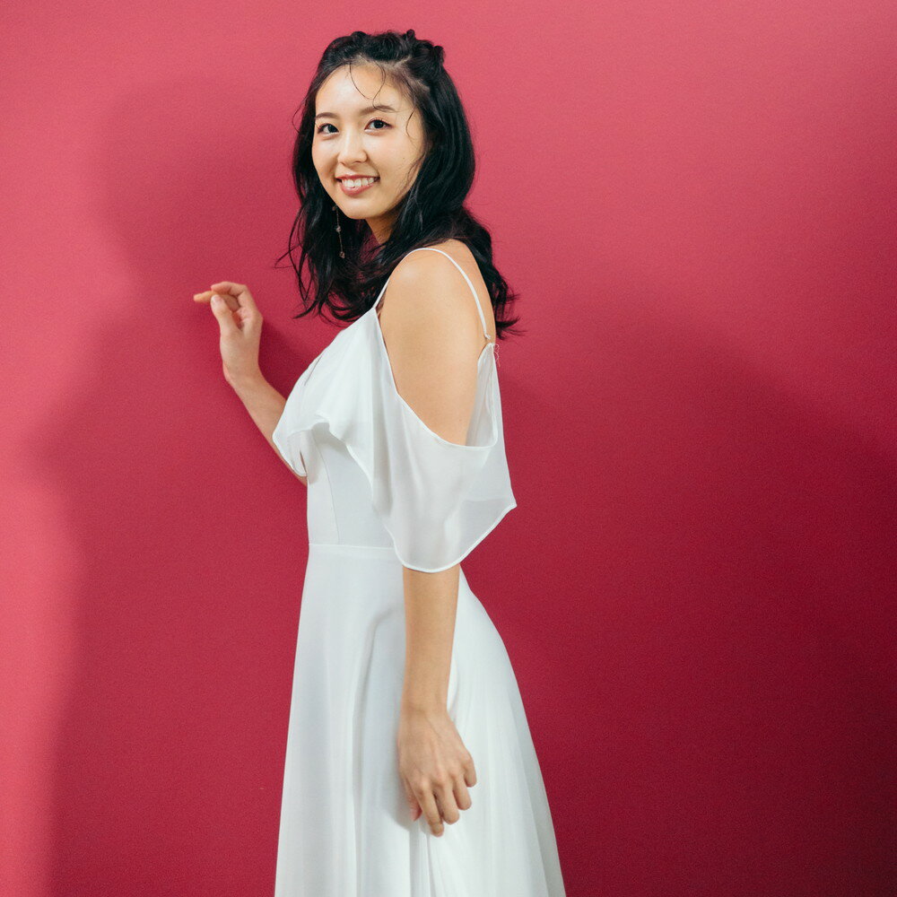 ウエディングドレス ホワイトドレス スレンダー 前撮り 後撮り 披露宴 結婚式 演奏会 発表会 Aライン ロング ビーチフォト パーティー かわいい