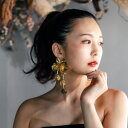 ウェディング アクセサリー ピアス ブライダル フラワー 花 小物 大振り 揺れる 高品質 ウエディング 結婚式 二次会 和装 卒業式 発表会