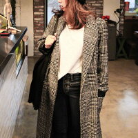 コート レディース 冬 レディース カジュアルコーデ バックスリット ロング チェスターコート ロング丈 コート チェック きれいめ 秋 冬 S M L XL レディースファッション