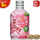 エントリーで全品ポイント5倍★【送料無料】アサヒ 三ツ矢 爽快ピーチ 300mlボトル缶 48本(24本×2ケース) 三ツ矢サイダー 炭酸 桃 モモ 2504 ※北海道800円・東北400円の別途送料加算
