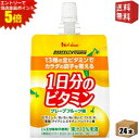 エントリーで全品ポイント5倍★【送料無料】ハウスウェルネス パーフェクトビタミン 1日分のビタミンゼリー グレープフルーツ味 180gパウチ 24個入 [栄養機...