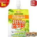 エントリーで全品ポイント5倍★【送料無料】ハウスウェルネス パーフェクトビタミン 1日分のビタミンゼリー マスカット味 180gパウチ 48個(24個×2ケース...