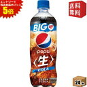 エントリーで全品ポイント5倍★【送料無料】サントリー ペプシ BIG 生 600mlペットボトル 24本入 (PEPSI コーラ) ※北海道800円・東北400...