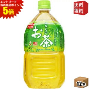 エントリーで全品ポイント5倍★【送料無料】サンガリア 一休茶屋 あなたのお茶 1000mlペットボトル 12本入 緑茶 1L ※北海道800円・東北400円の別途送料加算 [39ショップ](4)