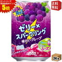エントリーで全品ポイント5倍★【送料無料】ダイドー ぷるっシュ!! ゼリー×スパークリング 味わいグレープ 280g缶 24本入 (ソーダゼリー ナタデココ入り...