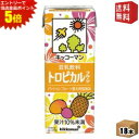 エントリーで全品ポイント5倍★【送料無料】 キッコーマン飲料 豆乳飲料 トロピカルフルーツ 200ml紙パック 18本入 ※北海道800円・東北400円の別途送料加算
