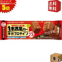 エントリーで全品ポイント5倍★【送料無料】 たんぱく質27g アサヒフード 1本満足バー ギガプロテイン チョコ 9本入 プロテインバー 一本満足バー ※北海道800円・東北400円の別途送料加算