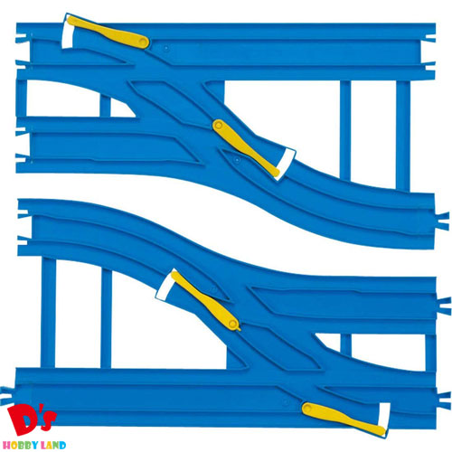 プラレール 複線幅広ポイントレール R-15 タカラトミー 3才から画像