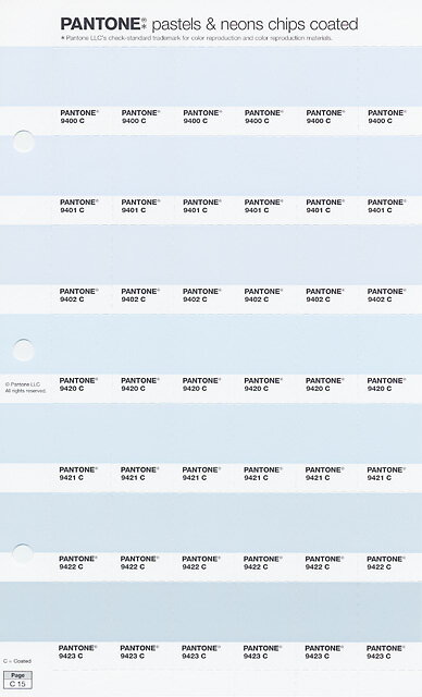 PANTONE パステル&ネオンチップス 差替ページ 上質紙 U9 色番号 9224U 9225U 9226U 9222U 9223U 9242U 9243U カラーチップ あす楽 最新版