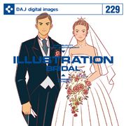 楽天色見本のG＆E【あす楽】DAJ 229 ILLUSTRATION / BRIDAL メール便可 CD-ROM素材集 ロイヤリティ フリー cd-rom画像 cd-rom写真 写真 写真素材 素材