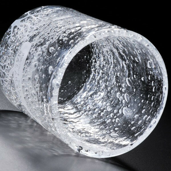【名入れ専門】【名入れ プレゼント】琉球ガラス　煌水泡ロックグラス