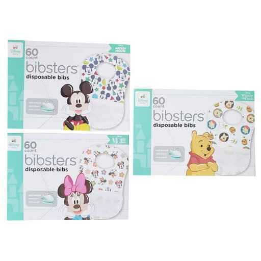 ディズニー使い捨てスタイ(よだれ掛け) ポケットビブスター 60枚入り ディズニー使い捨てスタイ(よだれ掛け) ポケットビブスター 60枚入り