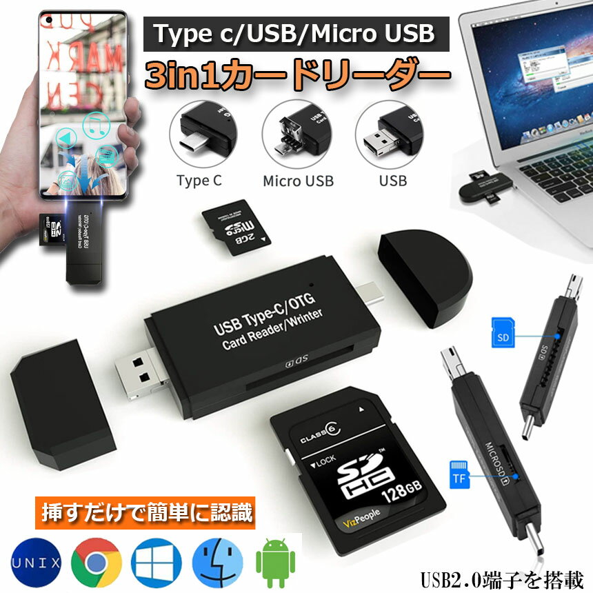 ★期間限定!ポイント5倍★ Type-C/Mi...の紹介画像2