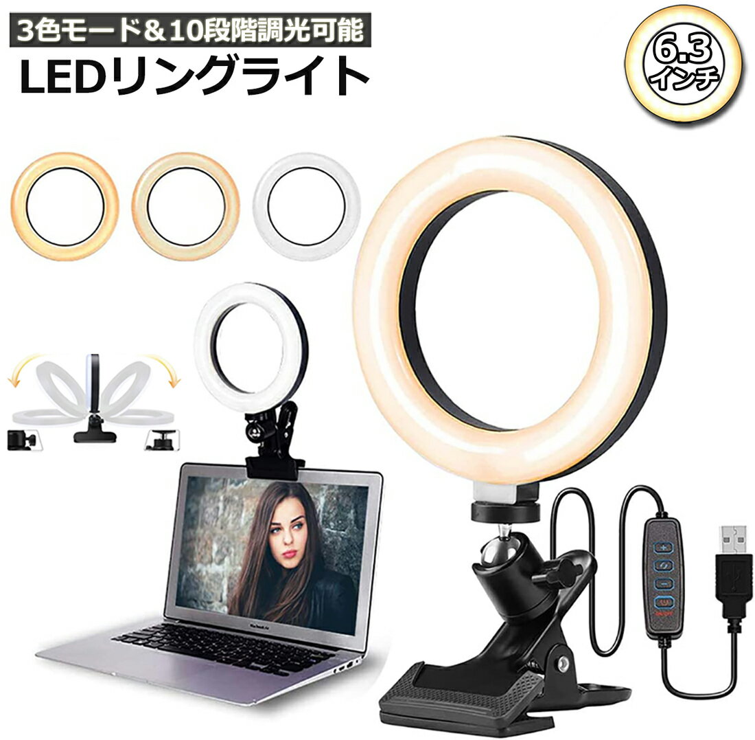 ノートPC用LEDライト（ブラック）　≪サンワサプライ≫　LED-CLP1UBK 【離島 発送不可】