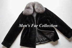 ブルーフロストフォックスファー×シェアードラムムートン毛皮リアルファーコートムートンコートメンズ●鰐クロコダイル/アルマーニ/グッチ/ロエベ/ブリオーニ/クロムハーツ/エルメス/ブルネロクチネリ/モンクレール/パパス/ルイヴィトン/ZILLIジリー毛皮お好きな方に