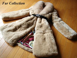 肉厚フォックスファー&シェアードラパン毛皮コートリアルファーコートレディースファーコート●白ミンク/ロシアンセーブル/外商/ムートンコートレディース/セーブル/シャネル/エルメス/フェンディ/ディオール毛皮お好きな方に毛皮お好きな方に