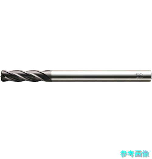 S&K SAGVR4LS12XR0.5 SAコーティング超硬ラジアスエンドミル4枚刃ロングシャンク 【1本】