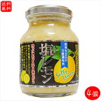 【送料無料】塩レモン 180g×4個 瀬戸内産レモン使用 万能調味料 焼肉 サラダ ドレッシング 季折