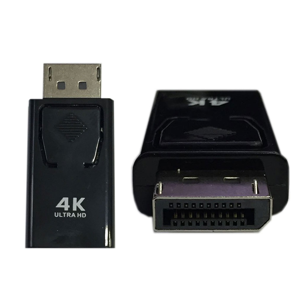 【送料無料】 DisplayPort → HDMI 変換コネクタ 【4K対応】displayport hdmi ケーブル必要なし 持ち運び便利　DisplayPort-HDMI変換アダプタ DisplayPort ディスプレイポート(オス) → HDMI(メス)変換コネクタ