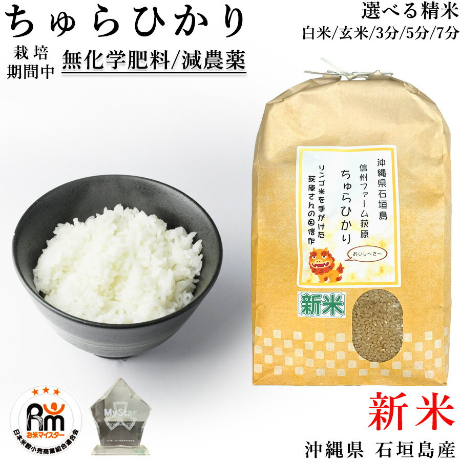 【今年の新米登場！】新米 令和7年産 ちゅらひかり 沖縄県 石垣島産 2kg 5kg 米 玄米 2キロ 5キロ お米マイスター厳選 信州りんご米生..