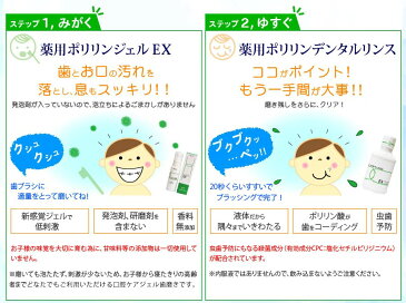 ★★★【 送料無料 】【全額返金実施中】子供 歯磨き をご家族で！（For family）薬用 ポリリンシリーズ Wケアプログラム 5セット（ポリリン酸 配合）ホワイトニング WHITENING 白い歯 歯磨き粉 はみがき 美白 マウスピース リンス 口臭対策