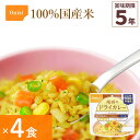 4食セット 非常食 尾西食品 ドライカレー アルファ米 保存食 ごはんシリーズ 100%国産米 アレルギー対応 登山 キャンプ 災害食 宇宙食 Onisi 亀田製菓