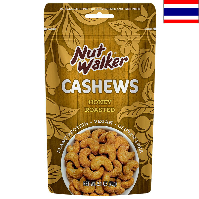 ナッツウォーカー ハニーロースト カシューナッツ 70g はちみつ 蜂蜜 ハチミツ おつまみ THAILAND タイ..