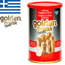 商品詳細 ◆品名 golden break ゴールデンブレーク ウエハーススティック カプチーノ 250g ギリシャみやげ ギリシャ土産 ◆詳細 GOLDEN BREAK（ゴールデンブレーク）はギリシャで1964年に設立された老舗のウエハースメーカー。 上質な原料を使用し、IFS（国際食品規格）を取得するなど、厳格な品質管理体制を有し高品質な商品を製造しています。 ギリシャでは定番のウエハーススティックは繊細に巻かれ、軽くサクサクした食感が特徴的です。 ★カプチーノ：ほろ苦さの中にも甘味を感じるカプチーノ風味！ ◆原産国 ギリシャ ◆内容量 1箱250g ◆商品サイズ 1箱サイズ約141x88x88mm ◆7大アレルゲン 乳、小麦 ◆賞味期限 製造から22ヶ月 ◆ご注意 * 開封後はお早めにお召し上がりください。 * 商品には国内法により日本語の「輸入シール」が貼付されています。（一部の雑貨品を除く） * お客様のモニターの設定により実物の色味と異なって見える可能性がございます。 * メーカー提供サイズ、または実寸サイズを計測しておりますが素材等により個体差がございます。