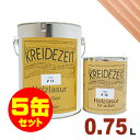 【法人様・個人事業主様 会社入れ限定】5缶セット割引！プラネットジャパン Kreidezeit（クライデツァイト） オイルステイン ウッドコート スタンダード 半透明 着色仕上げ #06 シーダー[0.75L×5缶] 屋内外 木部用 自然塗料