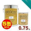 5缶セット割引！プラネットジャパン Kreidezeit（クライデツァイト） オイルステイン ウッドコート スタイリッシュ 半透明 着色仕上げ #14 ファーグリーン 屋内外 木部用 自然塗料