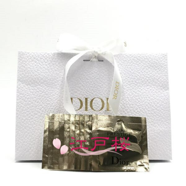 乐天商城 - CHRISTIAN DIOR クリスチャン ディオール プレステージ ホワイト ラ ソリューション ルミエール ライト イン セラム 1ml (パウチ10枚)(お試し サンプル サイズ)