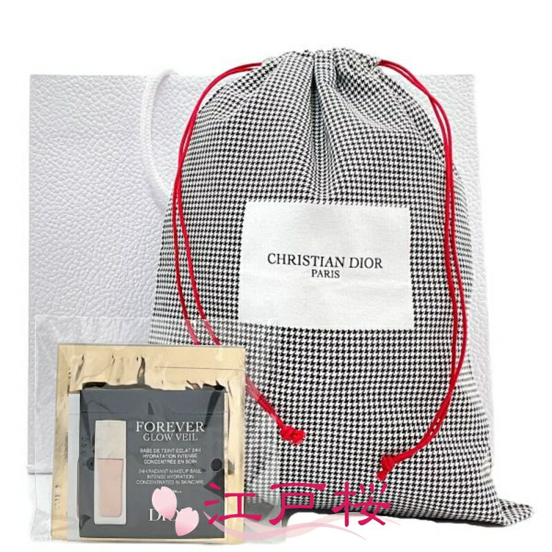 CHRISTIAN DIOR クリスチャン ディオール コスメお試し5点セット (巾着付き #千鳥格子) (ショッパー付き)