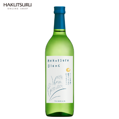 ≪プラチナ賞！ミラノ酒チャレンジ2023≫ Hakutsuru Blanc ( ハクツル ブラン ) 720ml 白鶴 日本酒 清酒 純米酒 酒 甘口 柑橘 白鶴酒造 神戸 ギフト おしゃれ 低アルコール 米 ボタニカル お歳暮 還暦 結婚祝い お正月 お祝い 還暦祝 結婚記念日 バースデー 贈答用