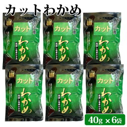 カットわかめ 40g × 6袋 セット 九州 鹿児島 薩摩 お取り寄せグルメ お土産 特産品 乾燥ワカメ カットワカメ 国内産 乾燥 無添加