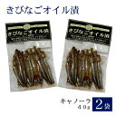 送料無料 きびなごオイル漬〈キャノーラ〉40g × 2袋 お土産 鹿児島
