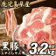 【今だけ！25％OFF】訳あり 黒豚肉 しゃぶしゃぶ用 3.2kg お買い得 豚肉 しゃぶしゃぶ 16人前 鹿児島県..