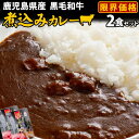 送料無料 鹿児島県産 黒毛和牛 煮込みカレー 2袋 黒牛 鹿児島産 国産 ビーフカレー 濃厚 甘口よりの中辛 ご当地 お試し 簡単調理 常温保存 レトルトカレー...