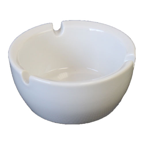 灰皿 白 V型 小さい 一人用 国産 プレゼント