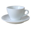 コーヒーカップ&ソーサー プリート エスプレッソ デミタス碗皿 80cc 日本製 特白磁 業務用 食器v食洗機対応 レンジ対応 美濃焼
