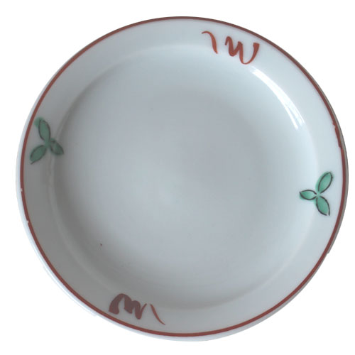 小皿 手描き 赤絵 薬味皿 8.9cm国産 美濃焼食器 業務用 食洗機 レンジ対応多治見 絵器彩陶
