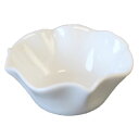 小鉢 花笑み 白 ボウル 10.3cm国産 業務用 食器 水色 小皿 たれ お漬物 食洗機対応 レンジ対応 美濃焼