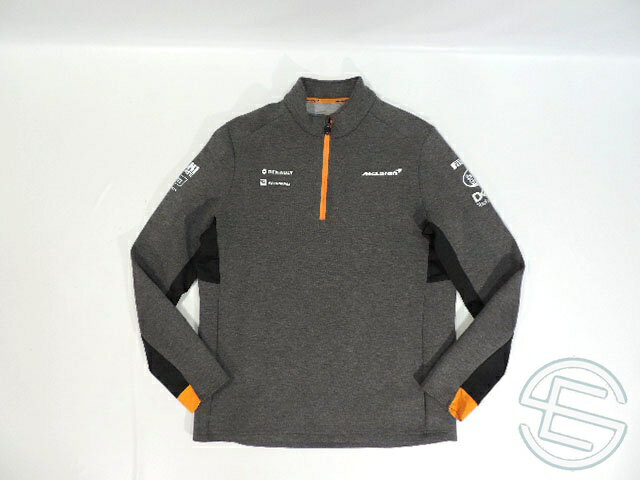 マクラーレン 2019年 支給品 ハーフZIP プルオーバー メンズ L 4/5 (海外直輸入 F1 非売品USEDグッズ)