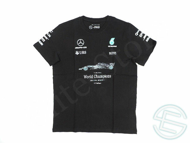 【送料無料】 メルセデス AMG 2017年 支給品 タイトル獲得記念 Tシャツ メンズ S new 新品 (海外直輸入 F1 非売品 グッズ ベンツ)のサムネイル
