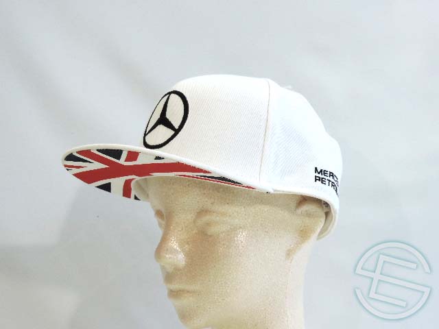【送料無料】 ルイス・ハミルトン 2014年 メルセデス AMG 支給品 本人用 イギリスGP版 キャップ CAP (海外直輸入 F1 非売品グッズ ベンツ)