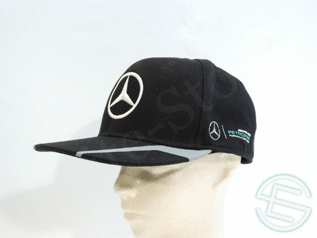 【送料無料】 ルイス・ハミルトン 2016年 メルセデス AMG 支給品 実使用品 Hip-Hop キャップ 帽子 CAP (海外直輸入 F1 非売品USEDグッズ ベンツ)