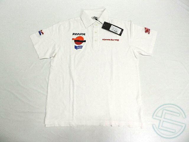 【送料無料】 レプソル・ホンダ 公式 ガスジーンズ製 刺繍ロゴ ポロシャツ メンズ S new (海外直輸入 F1 グッズ)
