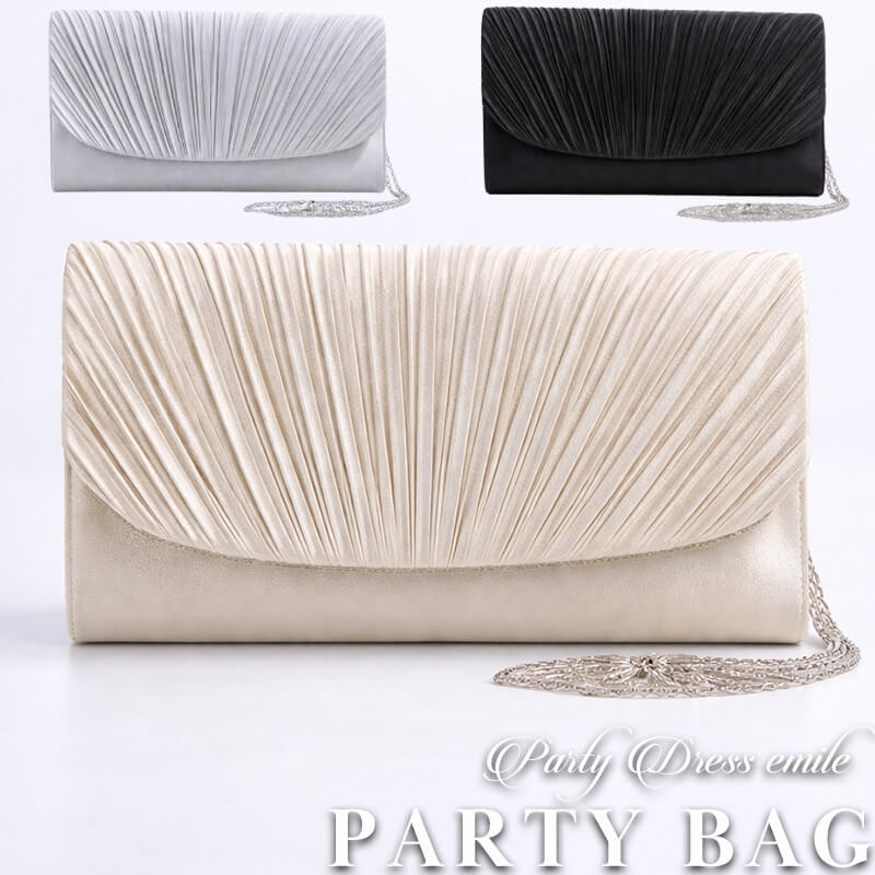 半額！＼特別特典／ パーティーバッグ サブバッグ ショルダー 結婚式バッグ 結婚式 大きめ バッグ クラッチバッグ レディース パーティー フォーマル お呼ばれ レディース パーティバッグ 入学式 卒業式 袱紗も入る emile0328
